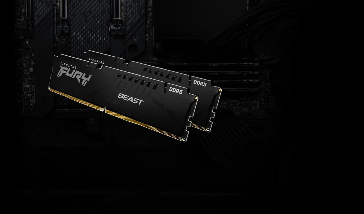 64GB Ddr5 5200mts Cl40 DIMM (kit Of 2) Fury Beast Black