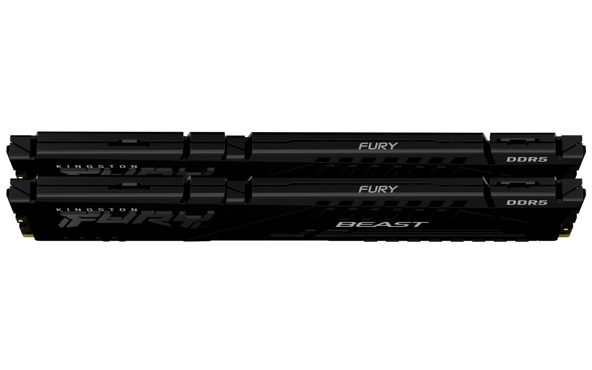 64GB 5600MHz Ddr5 DIMM 32x2 Fury Bk (kf556c40bbk2-64)