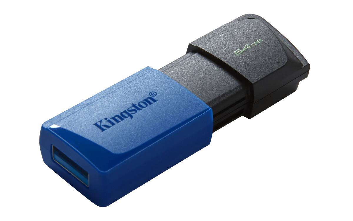 Datatraveler Exodia M - 64GB USB Stick - USB 3.2 - Black + Blue