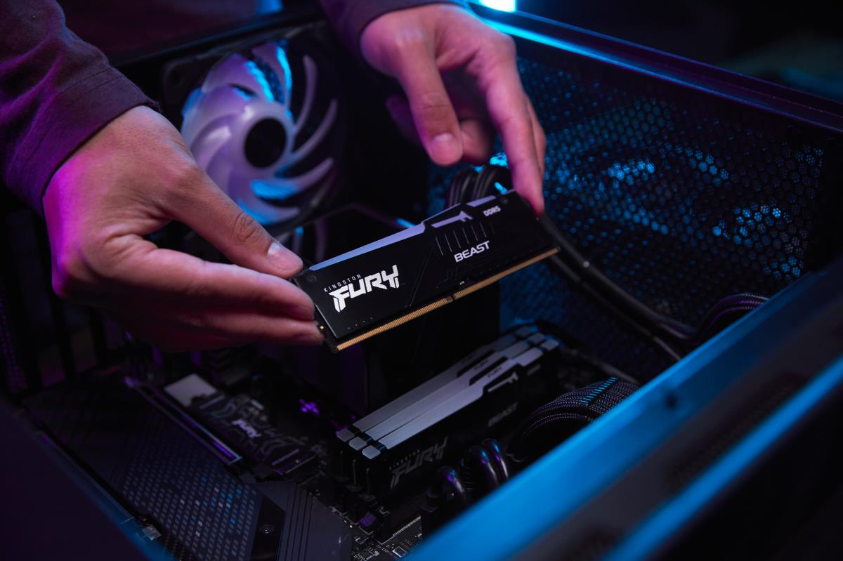 16GB Ddr5 6000mt/s Cl40 DIMM Fury Beast Black Rgb