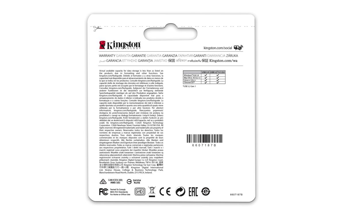 Datatraveler Micro - 128GB USB Stick - USB 3.2