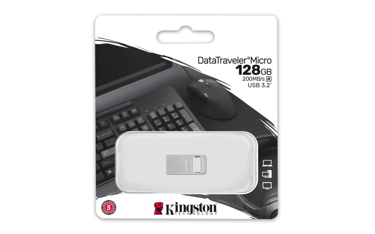 Datatraveler Micro - 128GB USB Stick - USB 3.2