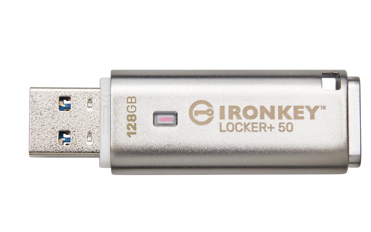 Ironkey Locker+ 50 - 128GB USB Stick - USB 3.2 - Aes 256-bit Encrypted