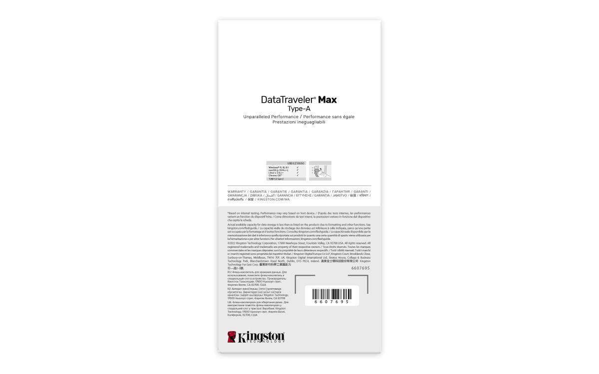 Datatraveler Max - 1TB USB Stick - USB 3.2 Type A