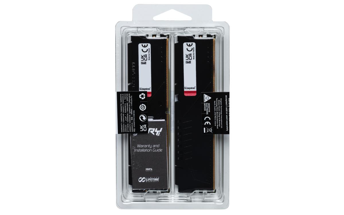 32GB Ddr5 5600mt/s Cl36 DIMM (kit Of 2) Fury Beast Black