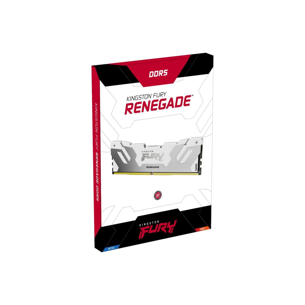 32GB Ddr5 6400mt/s Cl32 DIMM (kit Of 2) Renegade RGB White Xmp