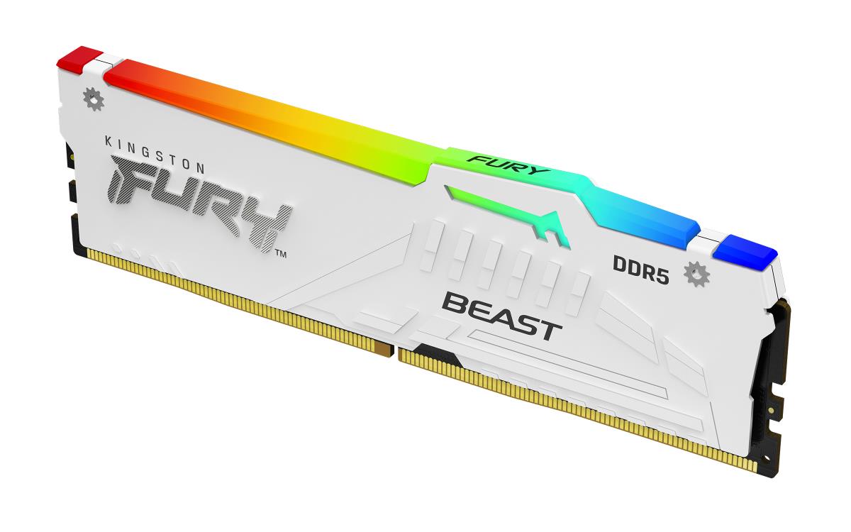 64GB Ddr5 5600mt/s Cl40 DIMM (kit Of 4) Beast White RGB Xmp