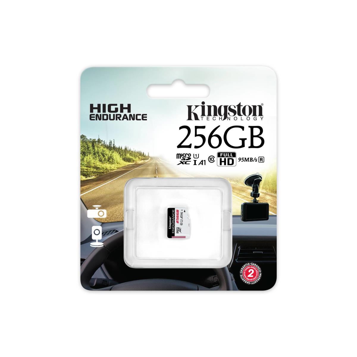 Micro Sdxc Card - High Endurance - 256GB - Cl10 - A1  Uhs-i