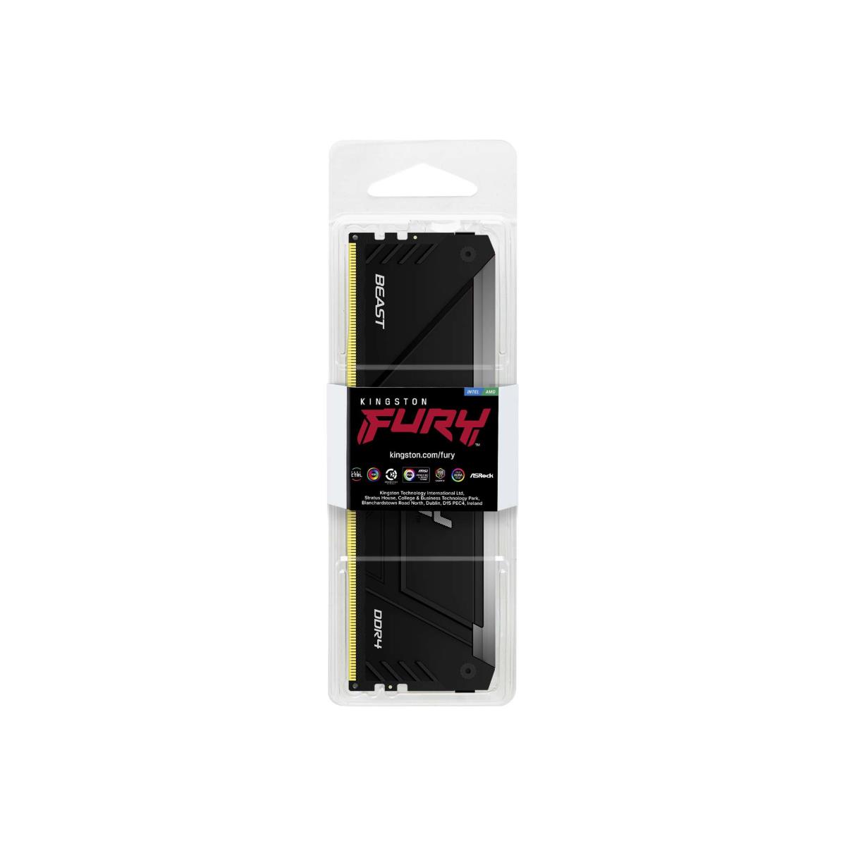 16GB Ddr4-3600mt/s Cl18 DIMM Fury Beast Rgb