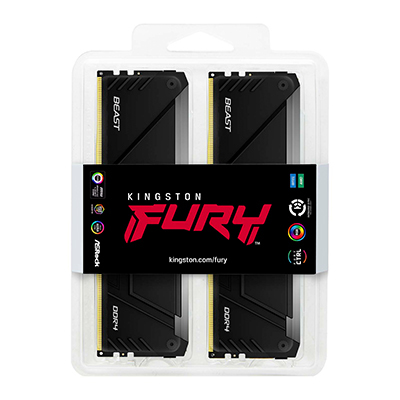 32GB Ddr4-3600mt/s Cl17 DIMM (kit Of 4) Fury Beast Rgb