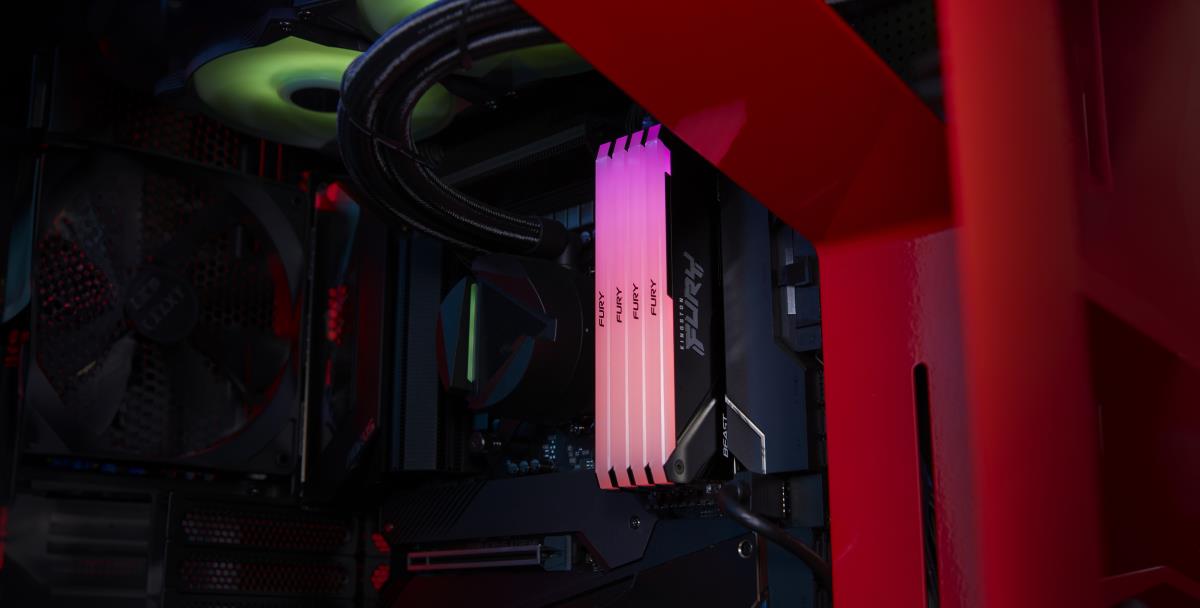8GB Ddr4-3600mt/s Cl17 DIMM Fury Beast Rgb