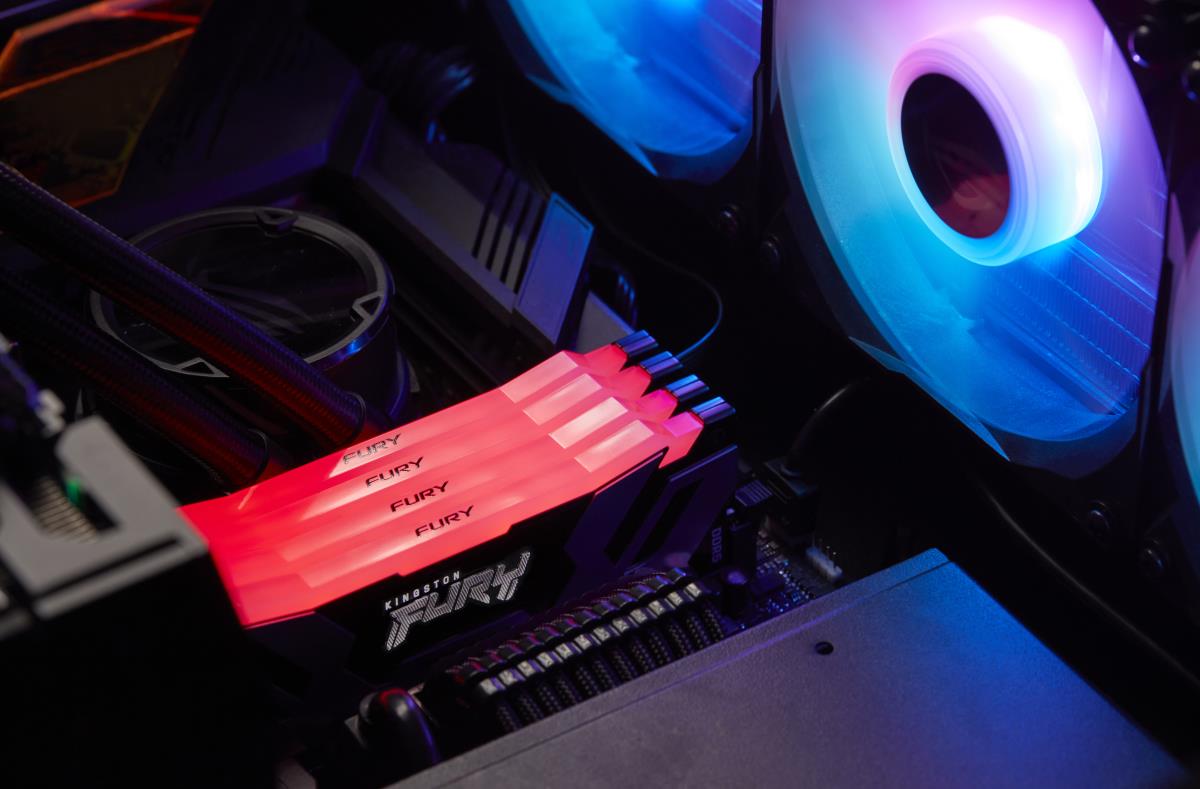 96GB Ddr5 6400mt/s Cl32 DIMM Kit Of 2 Renegade RGB Silver Xmp