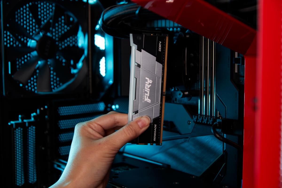 128GB Ddr4 3200mt/s Cl16 DIMM (kit Of4) Fury Renegade Rgb