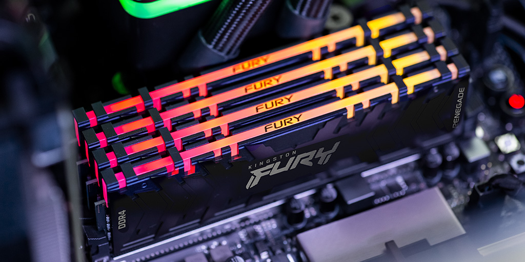 16GB Ddr4 3200mt/s Cl16 DIMM (kit Of 2) Fury Renegade Rgb