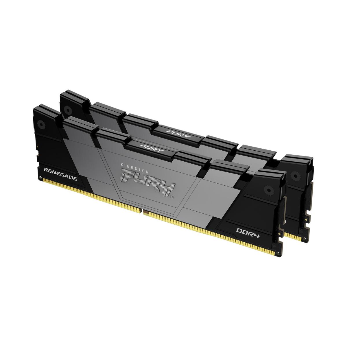 32GB Ddr4 4000mt/s Cl19 DIMM (kit Of 2) 1gx8 Renegade Black