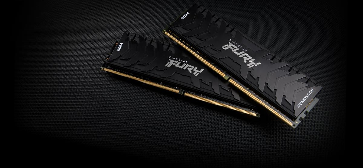 16GB Ddr4 4000mt/s Cl19 DIMM 1gx8 Fury Renegade Black