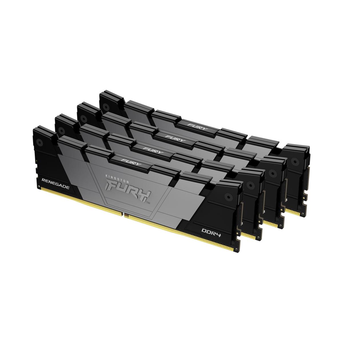 32GB Ddr4 3600mt/s Cl16 DIMM (kit Of4) Fury Renegade Black