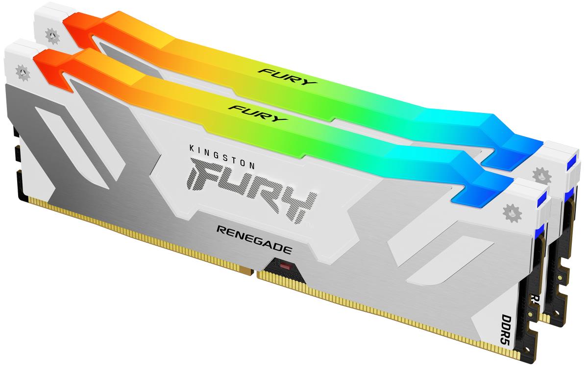 32GB Ddr5 8000mt/s Cl38 DIMM (kit Of 2) Renegade RGB White Xmp