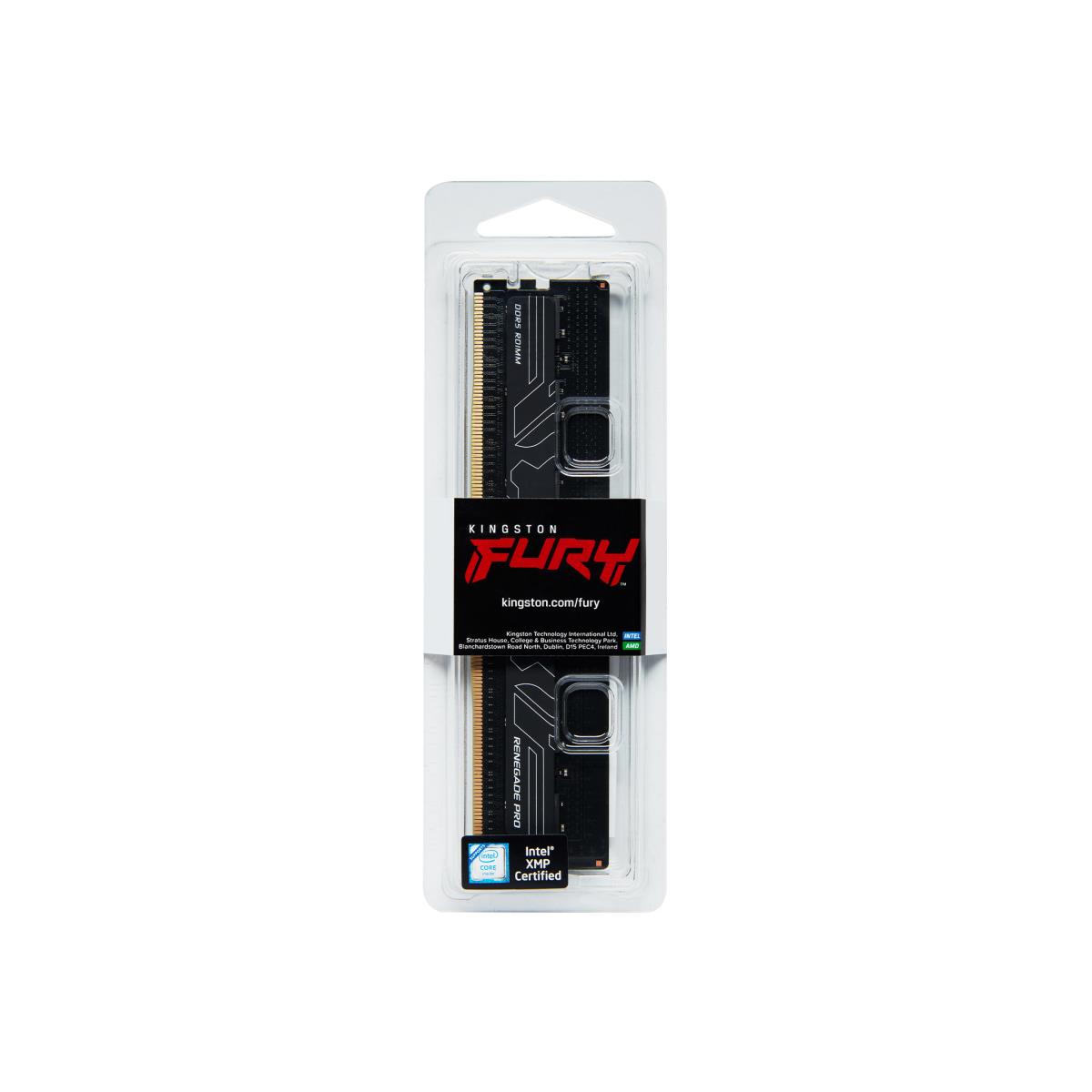 16GB Ddr5 6800mt/s ECC Reg Cl34 DIMM Fury Renegade Pro Xmp