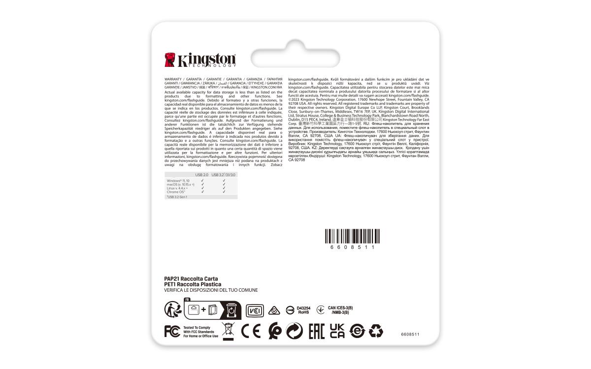 Datatraveler Se9 G3 - 128GB USB Stick - USB 3.2