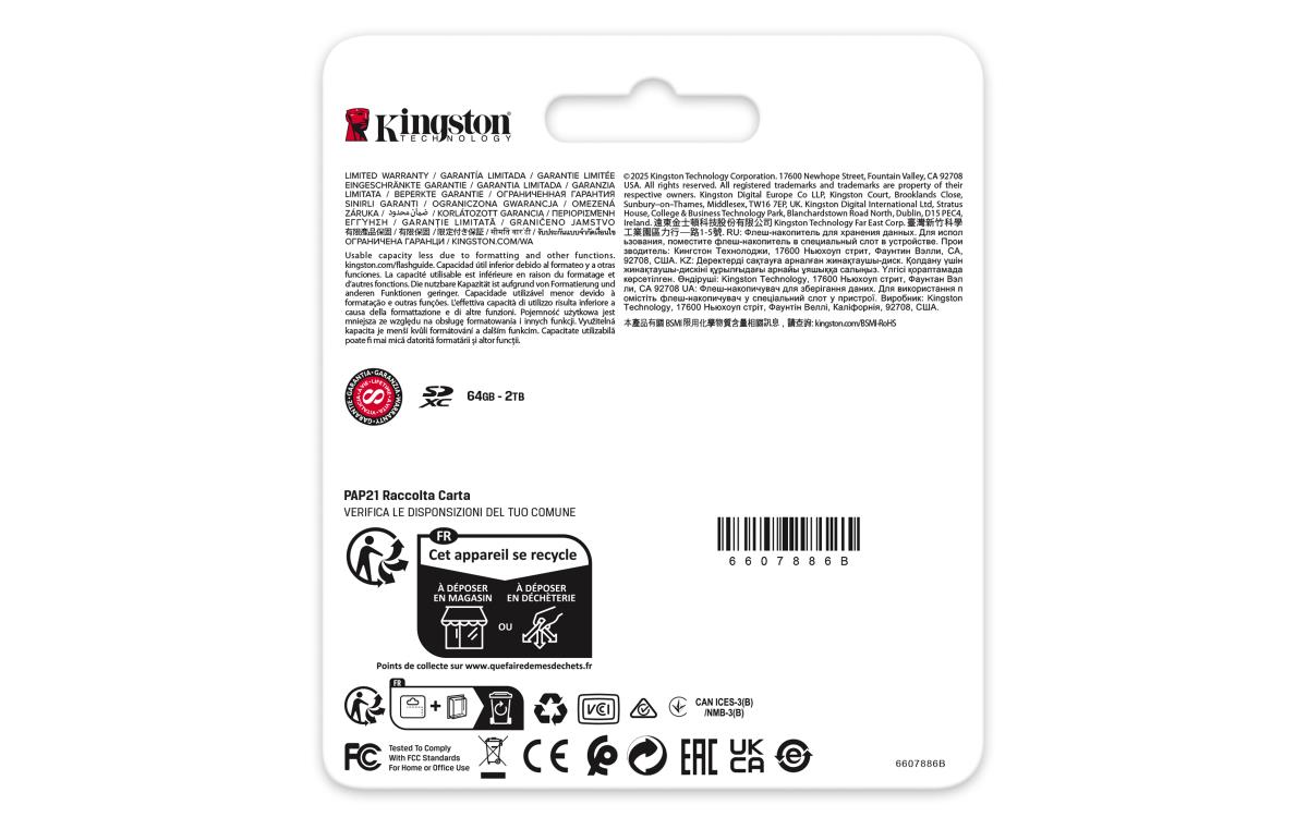 Sdxc Card - Canvas React Plus - 256GB - Uhs-ll U3 V60