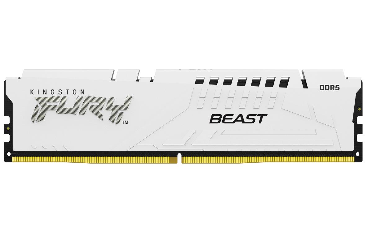 64GB Ddr5 6000mt/s Cl30 DIMM Kit Of 2 Fury Beast White Xmp