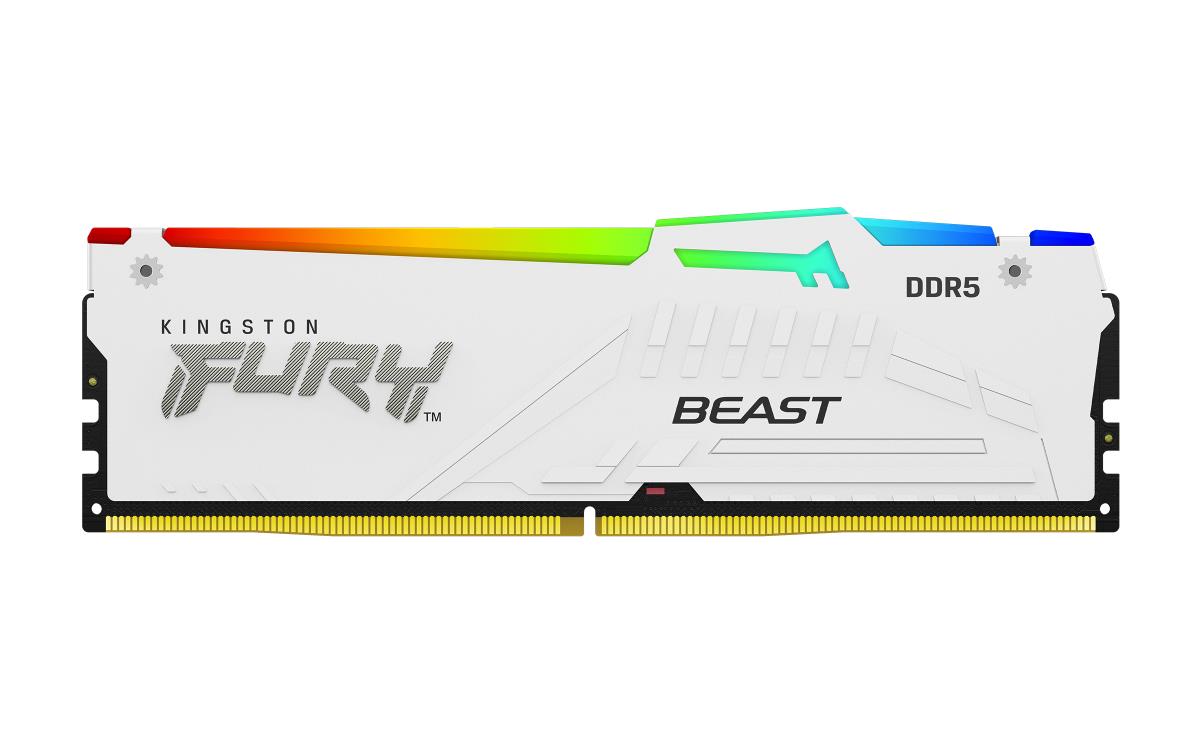 32GB Ddr5 6000mt/s Cl36 DIMM (kit Of 2) Beast White RGB Expo
