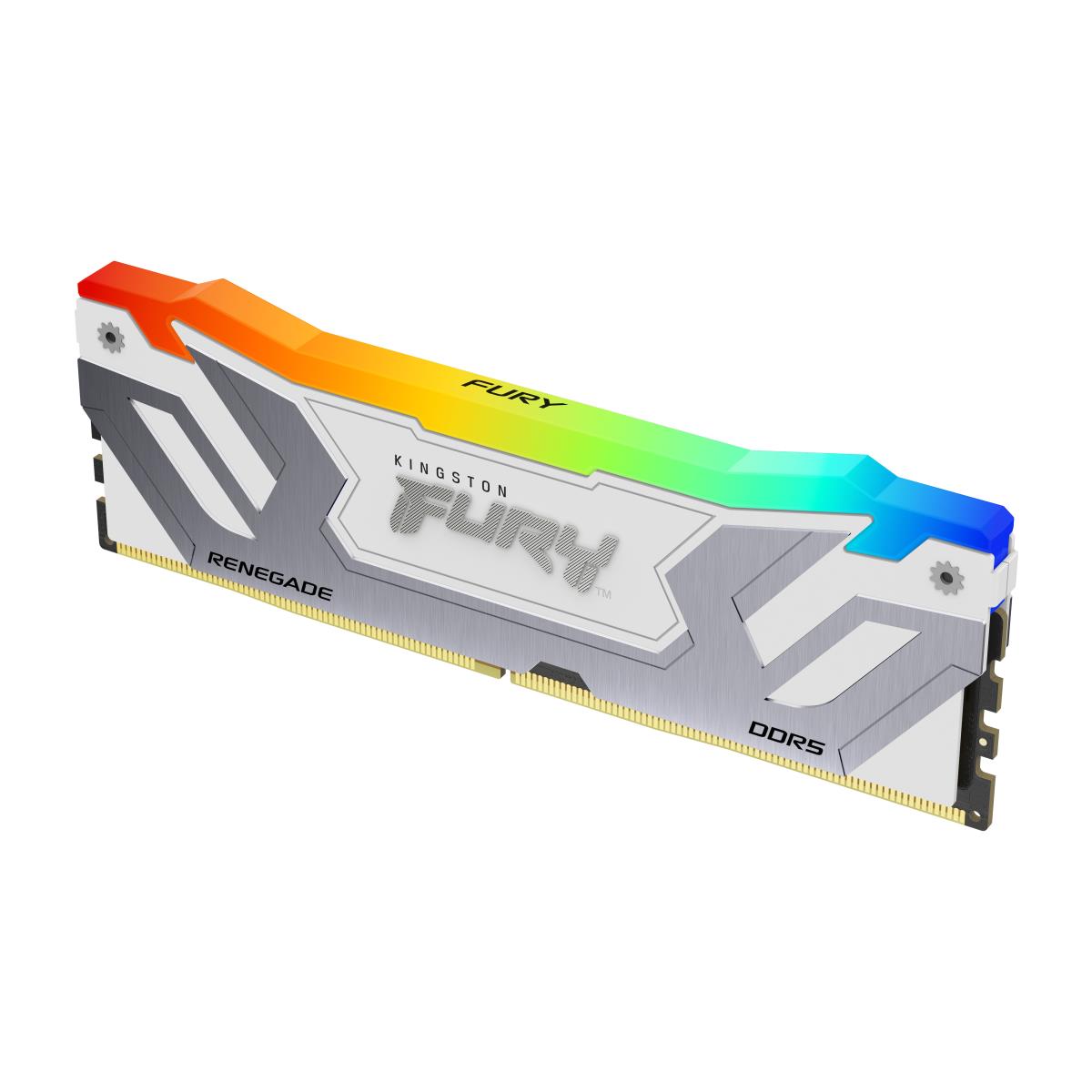 24GB Ddr5 8400mt/s Cl40 CuDIMM Fury Renegade RGB White Xmp
