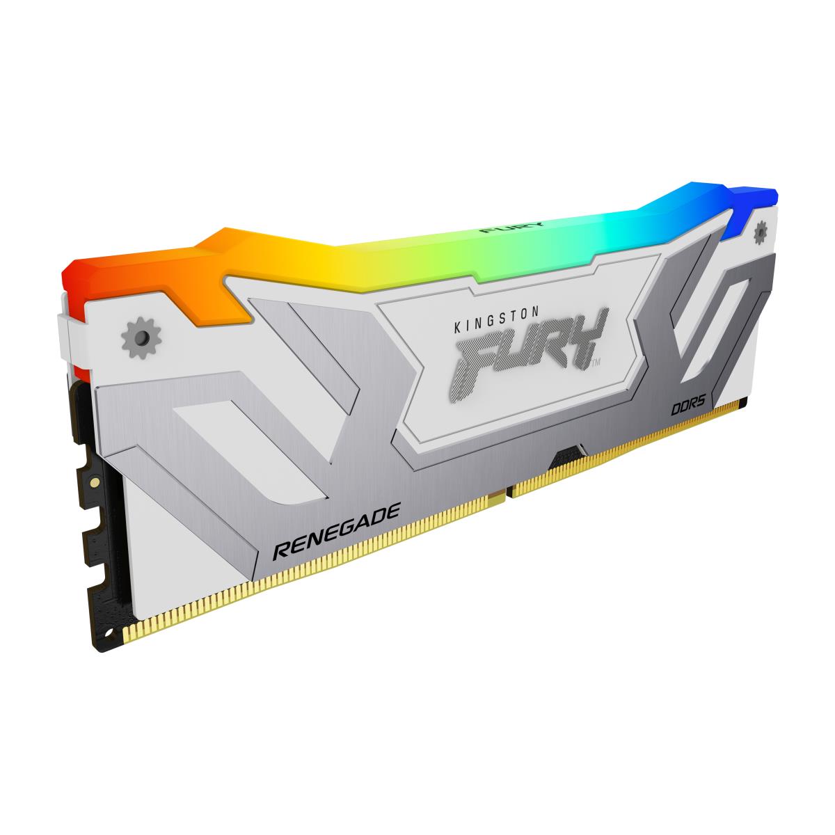 24GB Ddr5 8400mt/s Cl40 CuDIMM Fury Renegade RGB White Xmp