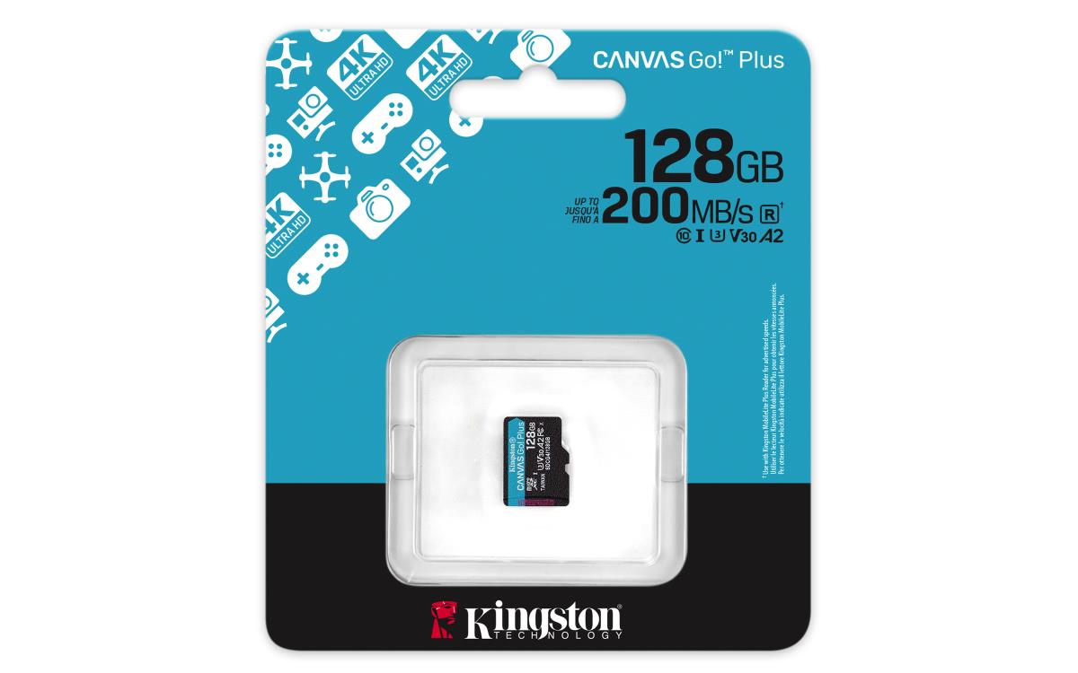 Micro Sdxc Card - Canvas Go Plus  - 128GB - Cl10 - Uhs-l A2 U3 Without Adapter
