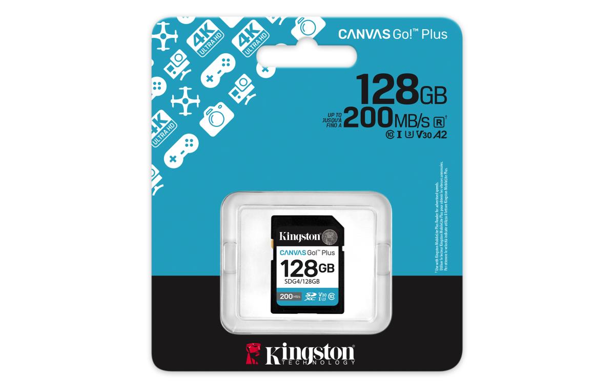Sdxc Card - Canvas Go Plus  - 128GB - Cl10 - Uhs-l U3 V30