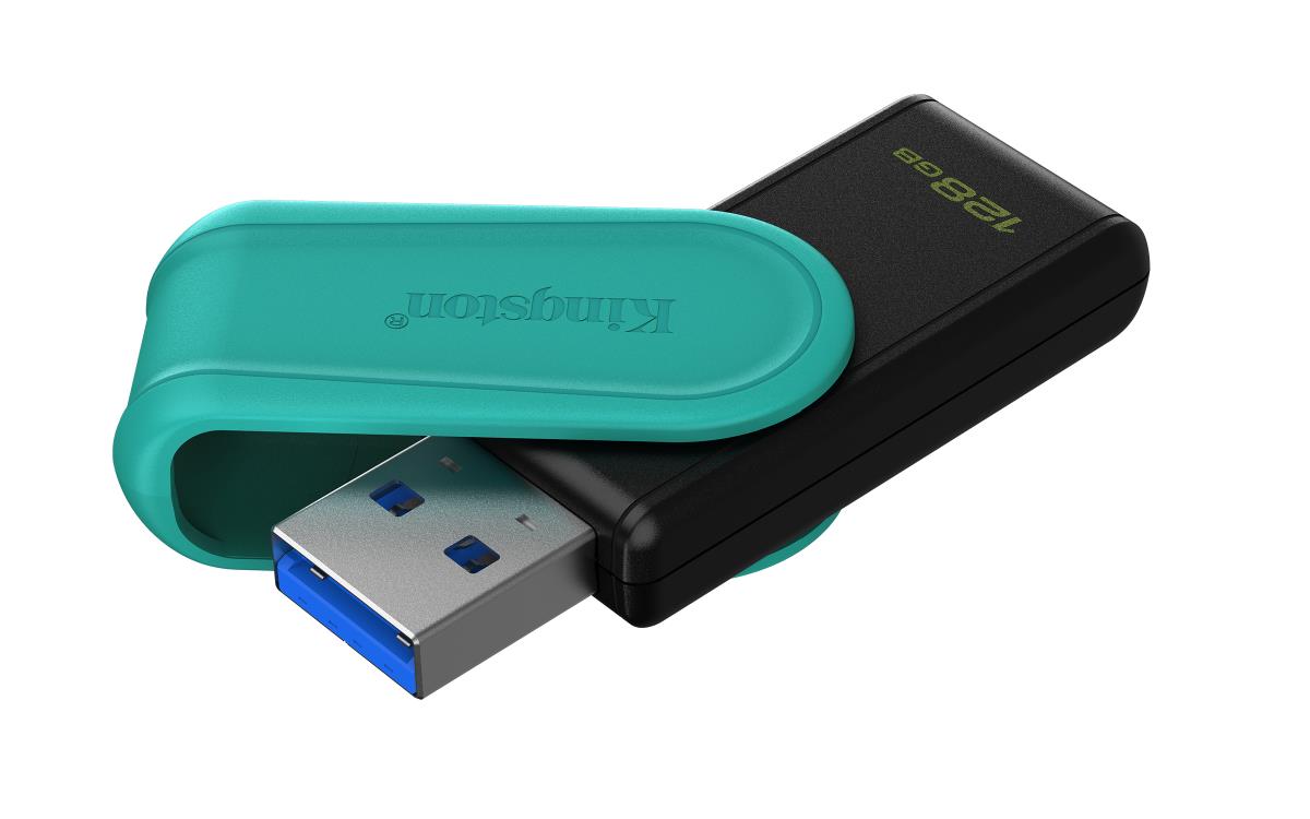 Datatraveler Exodia S - 128GB USB Stick - USB 3.2 - Black / Turquoise