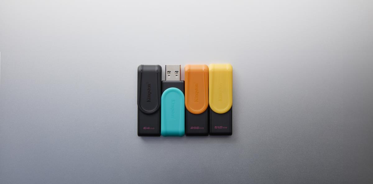 Datatraveler Exodia S - 64GB USB Stick - USB 3.2 - Black / Black