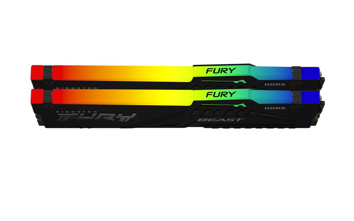 128GB Ddr5 5600mt/s Cl36 DIMM (kit Of 2) Fury Beast Rgb