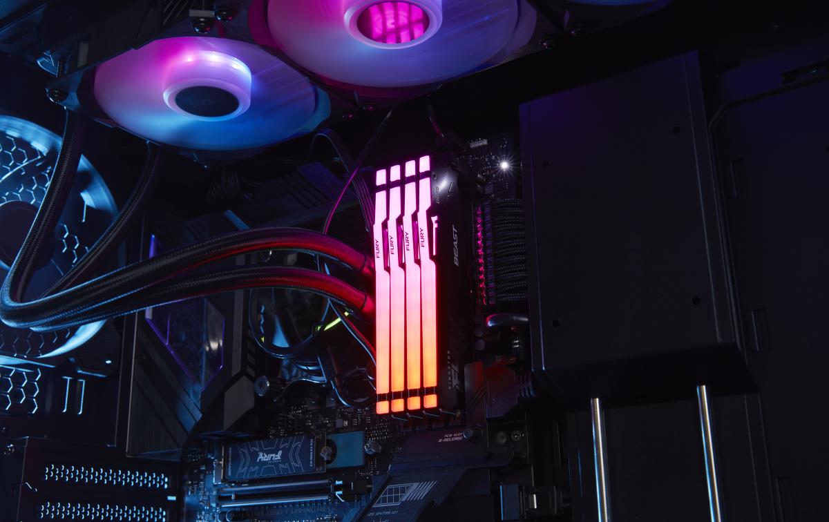 64GB Ddr5 6000mt/s Cl36 DIMM (kit Of 2) Fury Beast Rgb