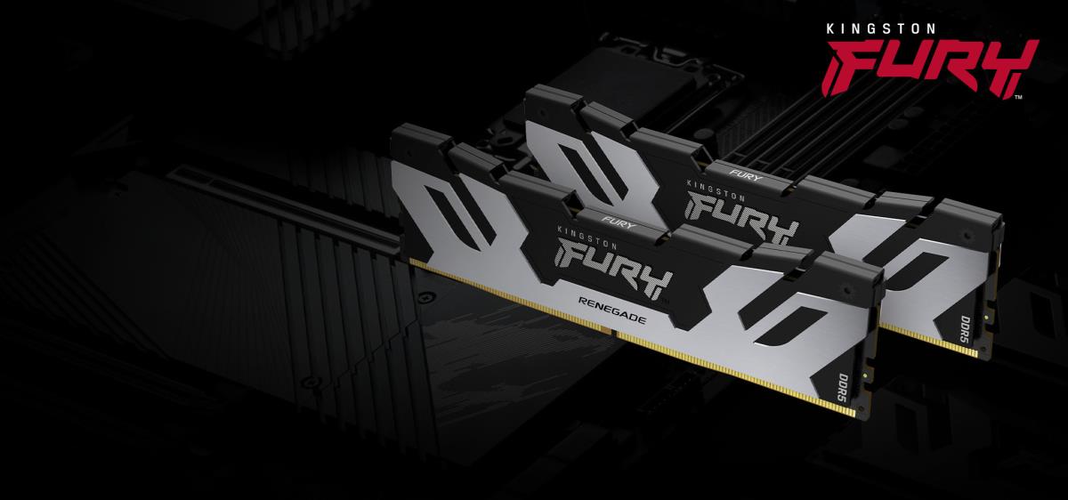 48GB Ddr5 8000mt/s Cl38 DIMM Kit Of 2 Fury Renegade Silver