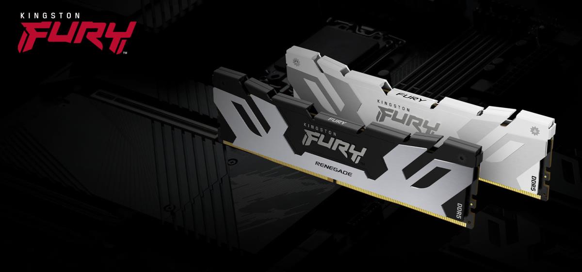 48GB Ddr5 8000mt/s Cl38 DIMM Kit Of 2 Fury Renegade Silver