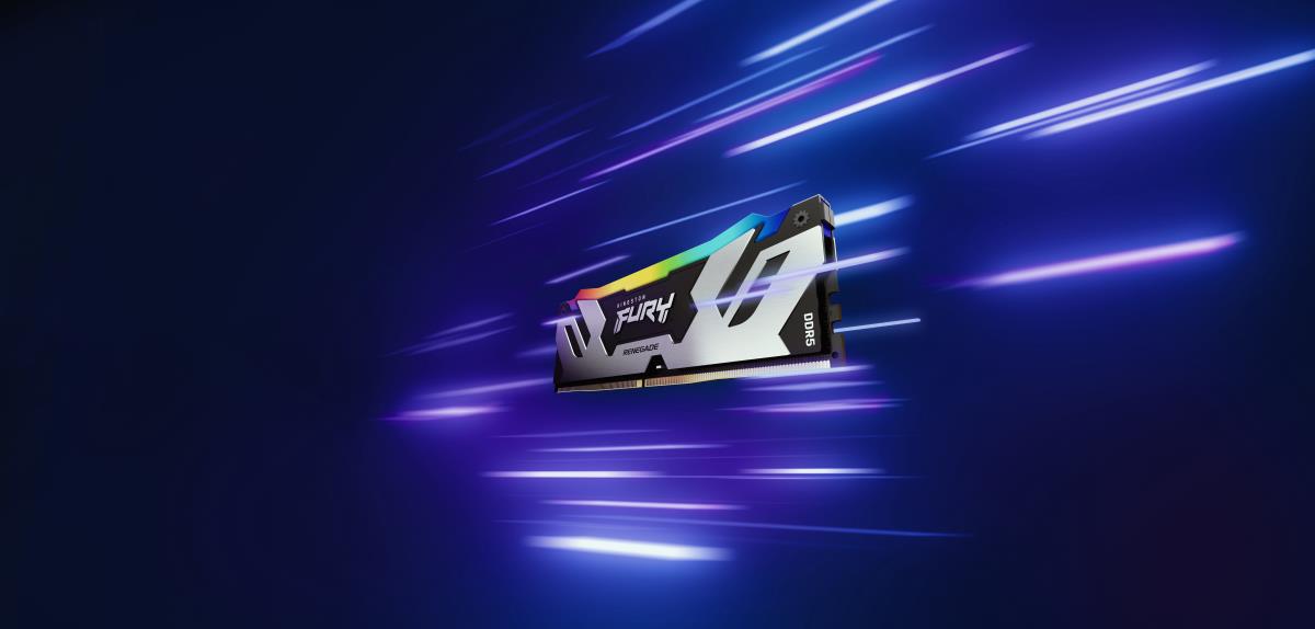 24GB Ddr5 8000mt/s Cl38 DIMM Fury Renegade RGB Silver
