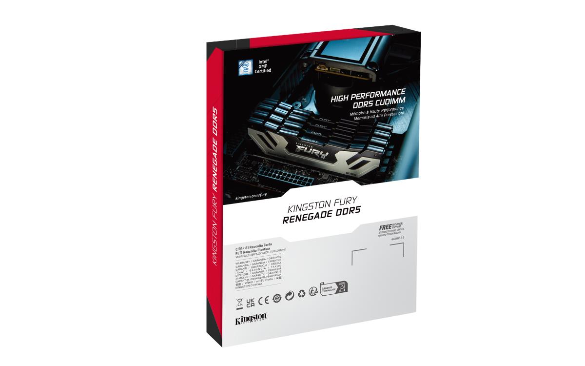 24GB Ddr5 8800mt/s Cl42 CuDIMM Fury Renegade Silver