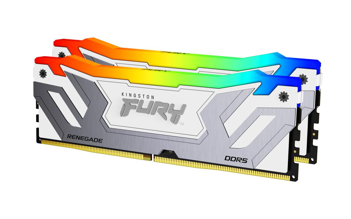 48GB Ddr5 8800mt/s Cl42 CuDIMM Kit Of 2 Fury Renegade RGB White