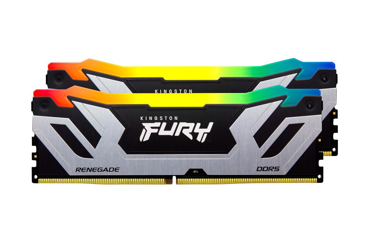 48GB Ddr5 8800mt/s Cl42 CuDIMM Kit Of 2 Fury Renegade RGB Silver