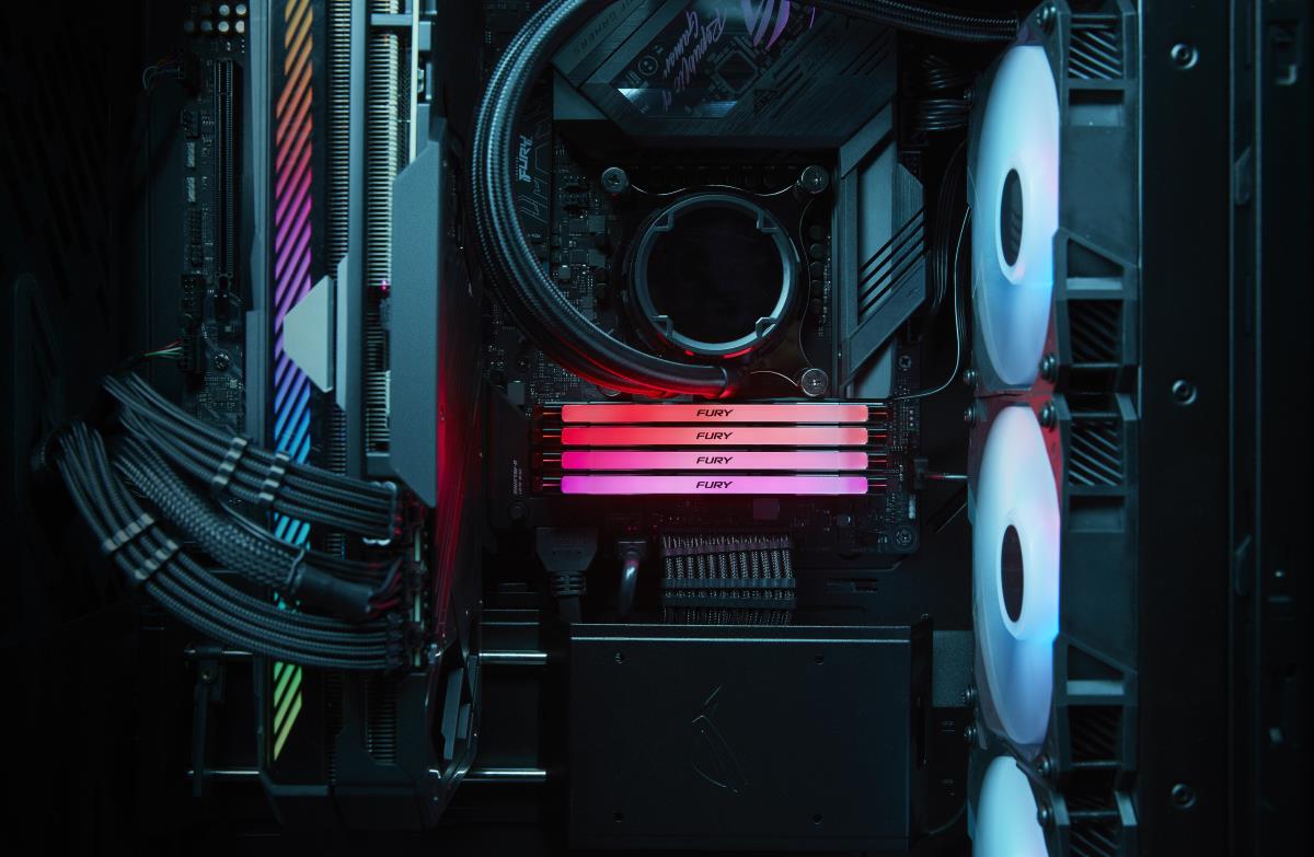 48GB Ddr5 8800mt/s Cl42 CuDIMM Kit Of 2 Fury Renegade RGB Silver