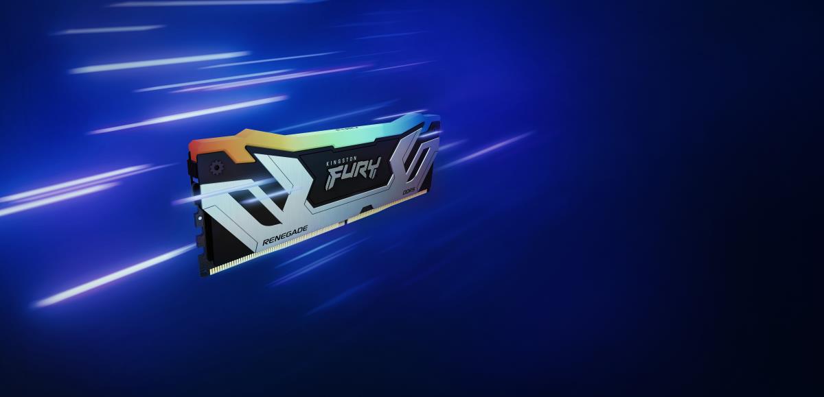48GB Ddr5 8800mt/s Cl42 CuDIMM Kit Of 2 Fury Renegade RGB Silver
