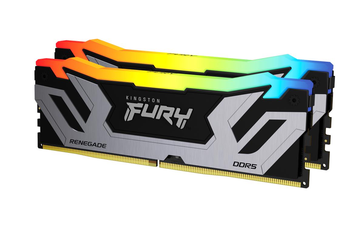 48GB Ddr5 8800mt/s Cl42 CuDIMM Kit Of 2 Fury Renegade RGB Silver