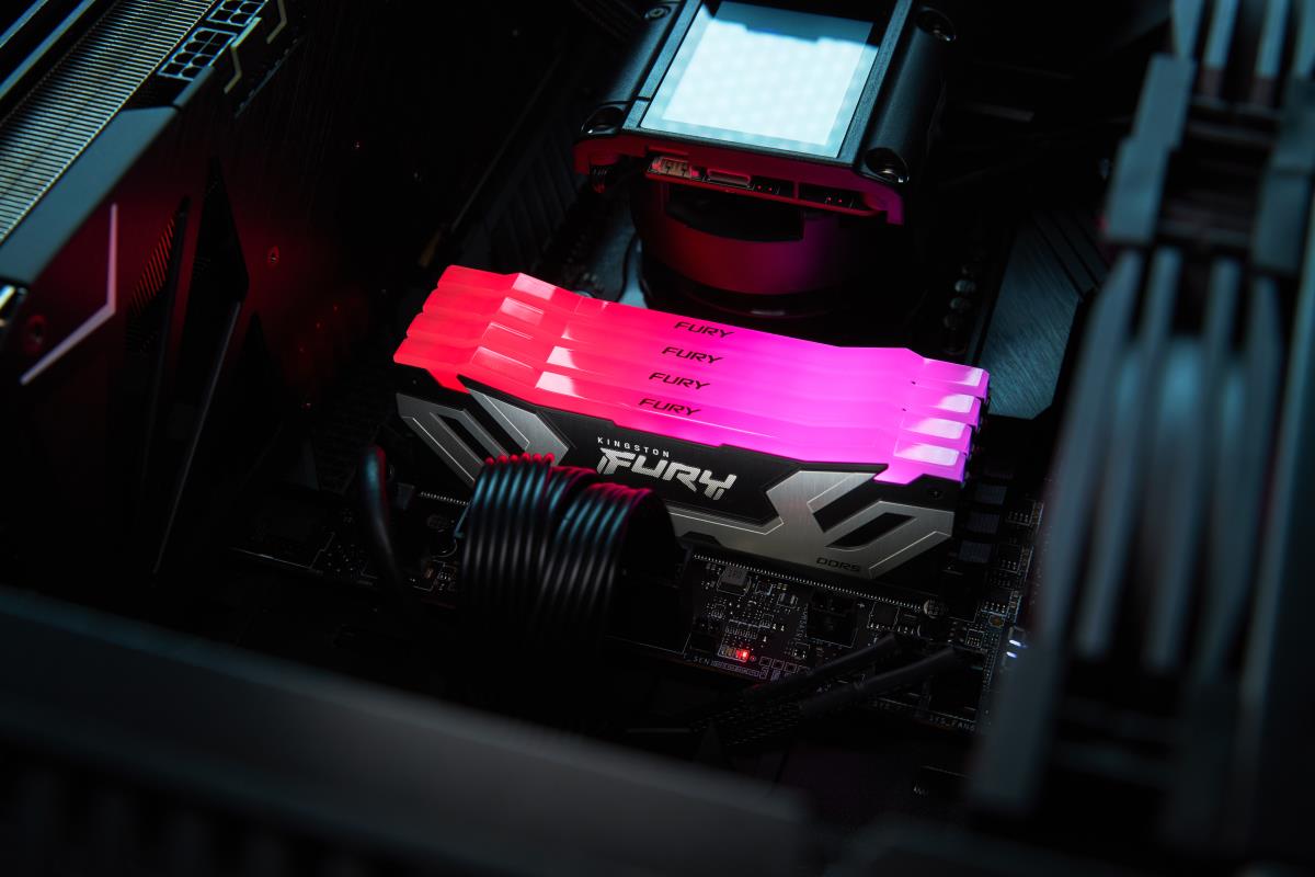 48GB Ddr5 8800mt/s Cl42 CuDIMM Kit Of 2 Fury Renegade RGB Silver