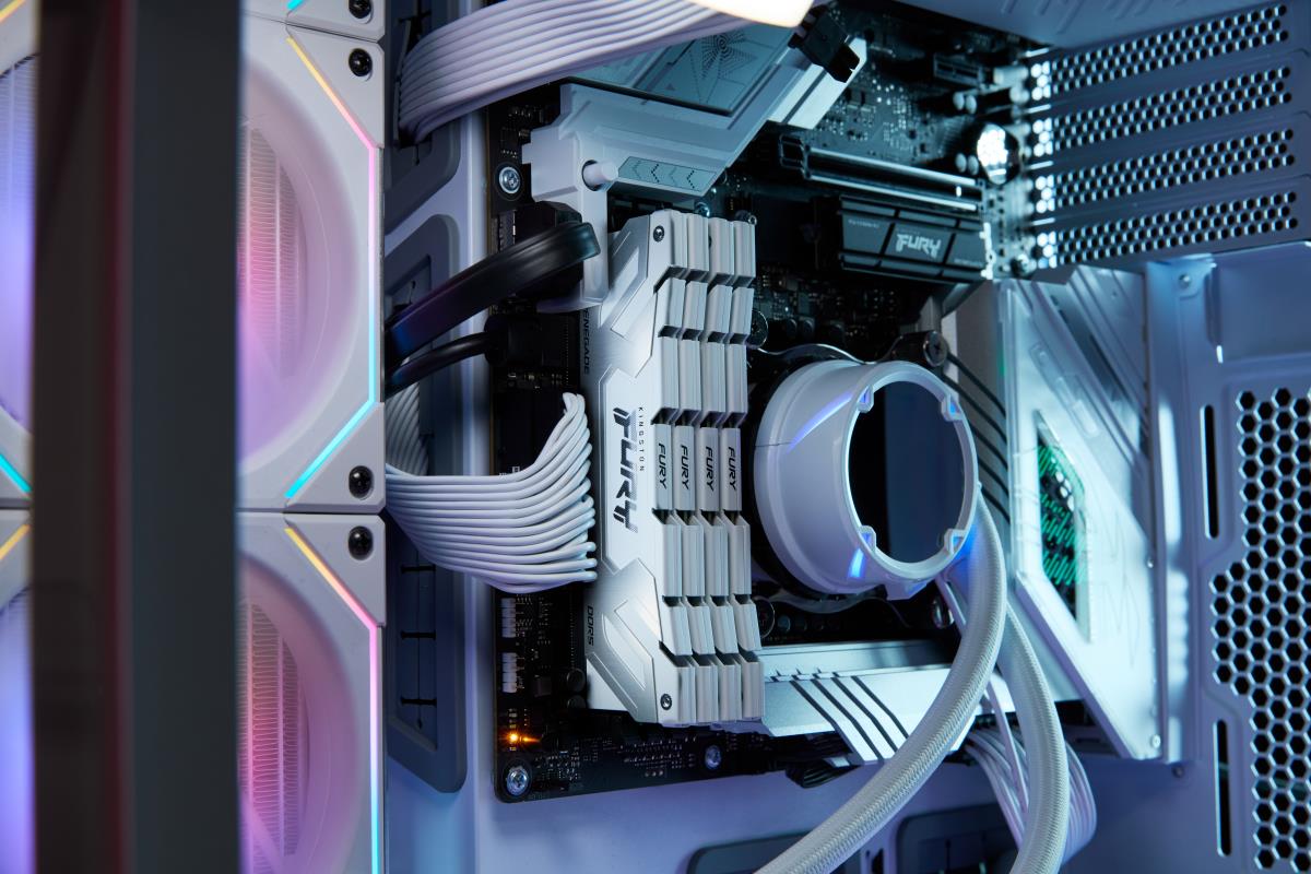 24GB Ddr5 8800mt/s Cl42 CuDIMM Fury Renegade White