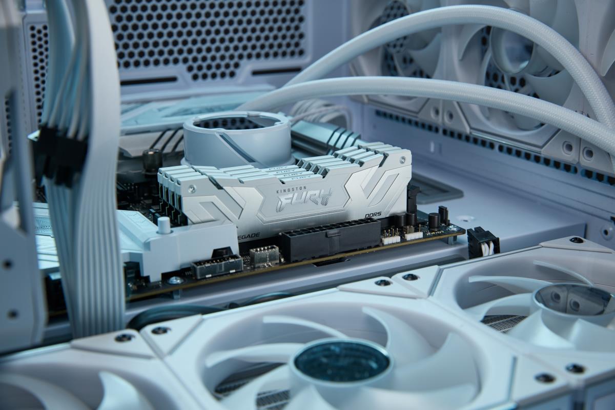 24GB Ddr5 8800mt/s Cl42 CuDIMM Fury Renegade White