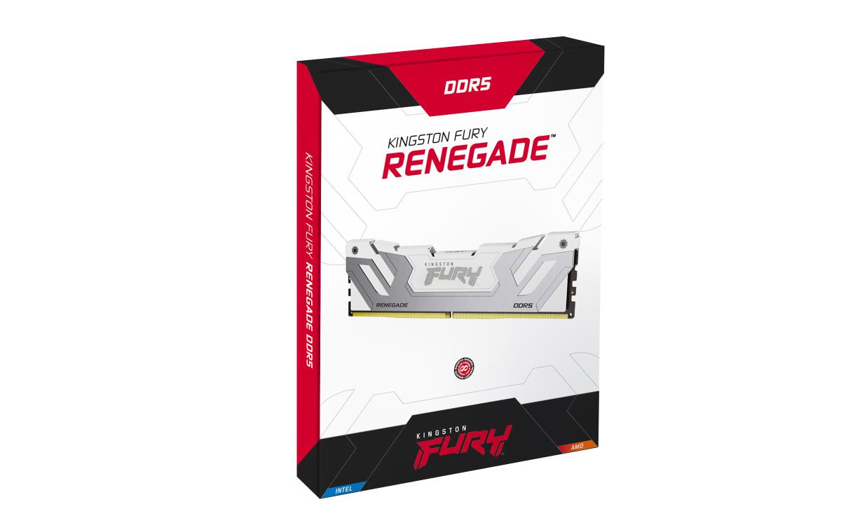 24GB Ddr5 8800mt/s Cl42 CuDIMM Fury Renegade White
