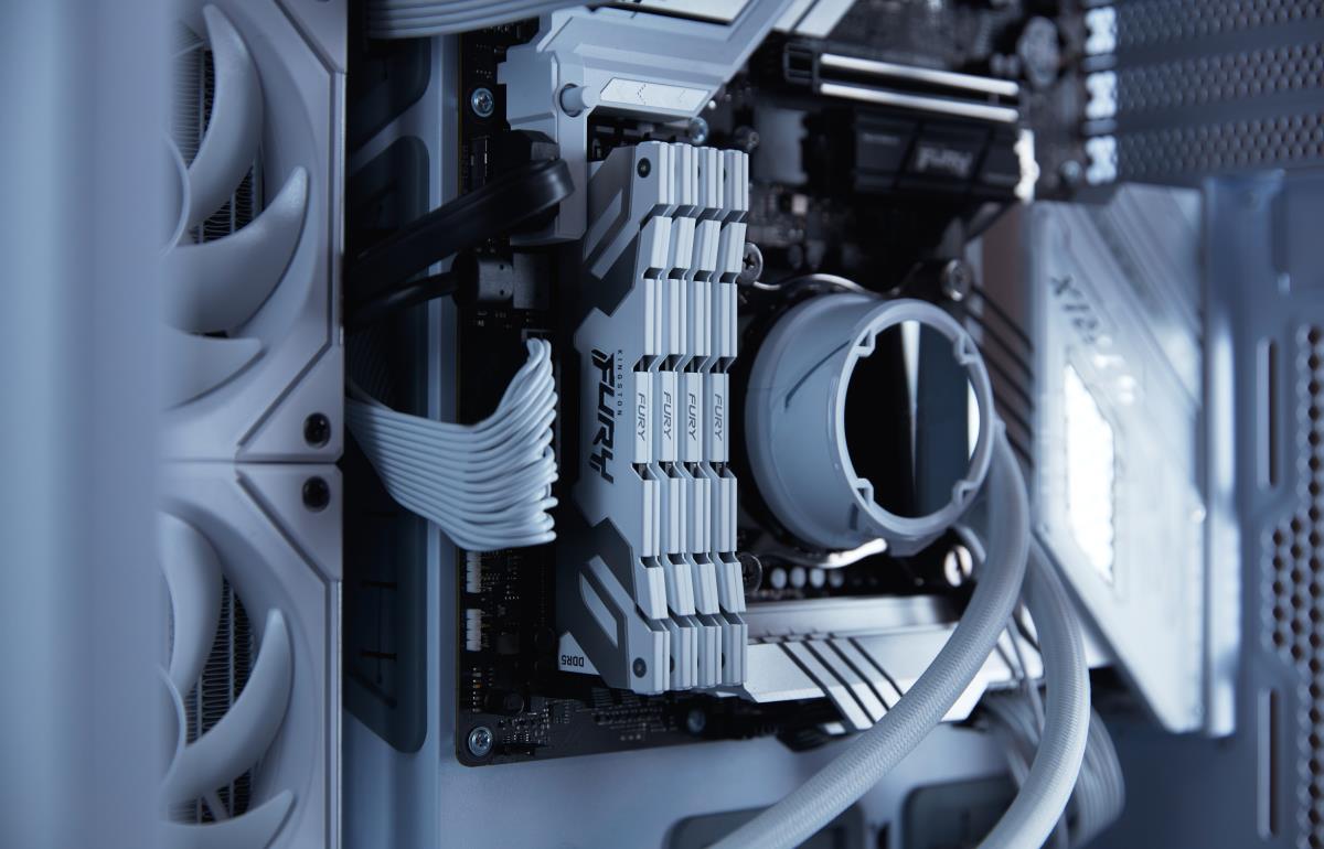 24GB Ddr5 8800mt/s Cl42 CuDIMM Fury Renegade White