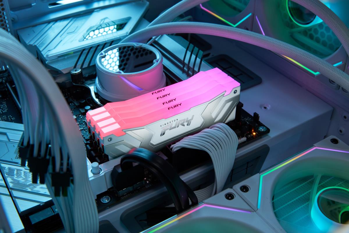 24GB Ddr5 8800mt/s Cl42 CuDIMM Fury Renegade RGB White